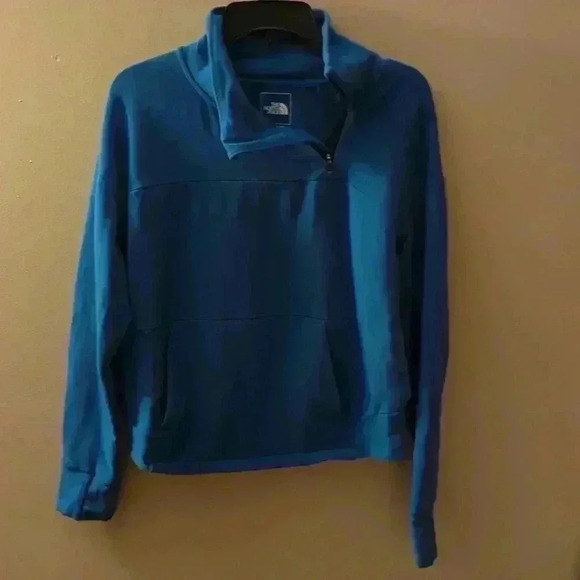 The North Face quarter zip sweatshirt, blue large - Picture 2 of 12